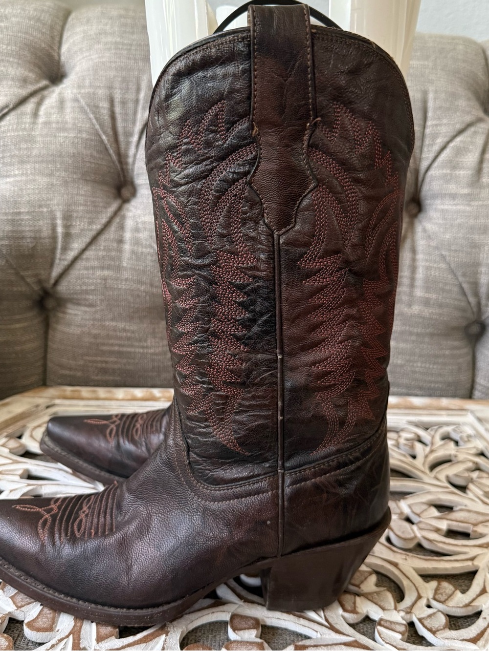 Corral  Brown Leather Western Boots Women’s 7